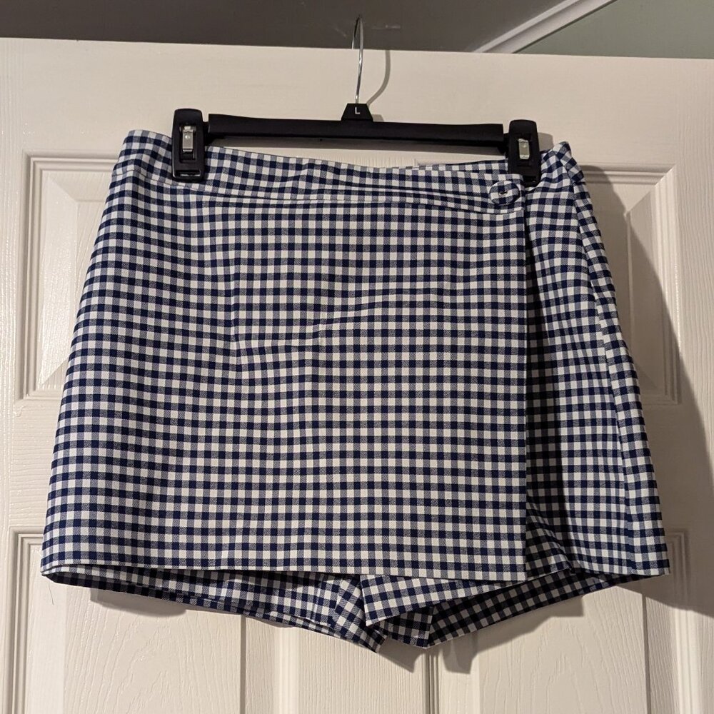 ILTM Skort, Skirt/Shorts Small Blue Plaid